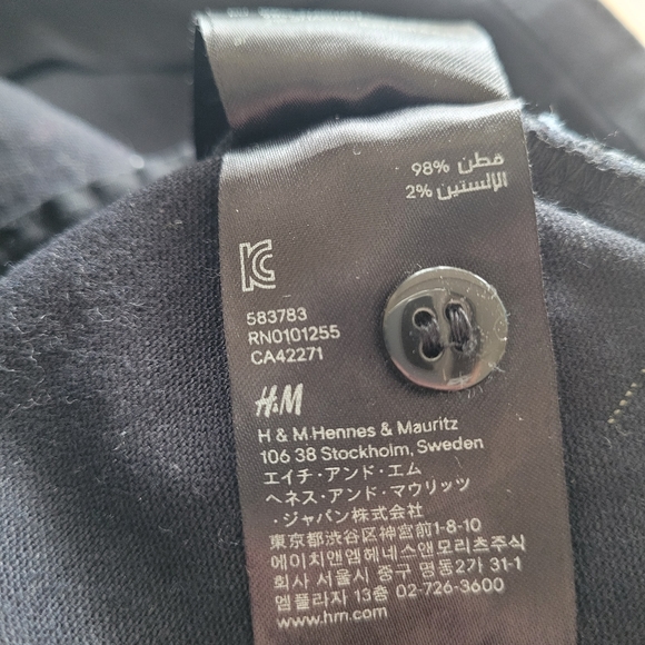 Black Denim Mini Skirt - Picture 4 of 4